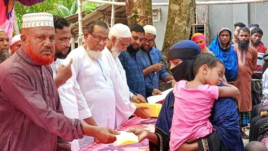 নিহত শ্রমিক পরিবারকে ১ লাখ টাকা সহায়তা জামায়াতের শ্রমিক কল্যাণ ফেডারেশনের