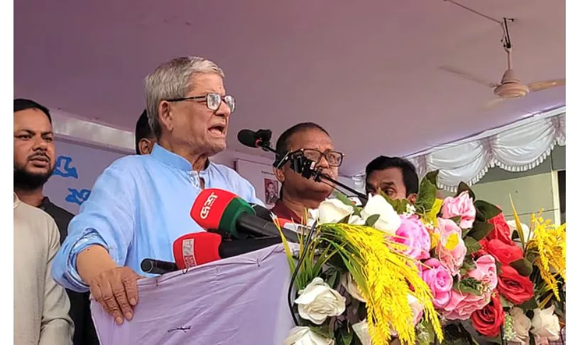 যে কথাগুলো দিয়েছি, পালন করার চেষ্টা করছি: মির্জা ফখরুল