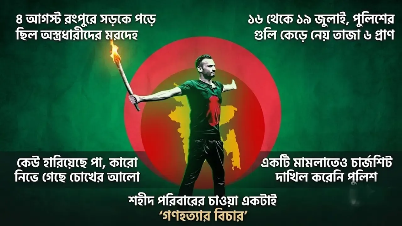 আবু সাঈদের বুক চিতিয়ে দাঁড়ানোই ছিল হাসিনা পতনের সূচনা