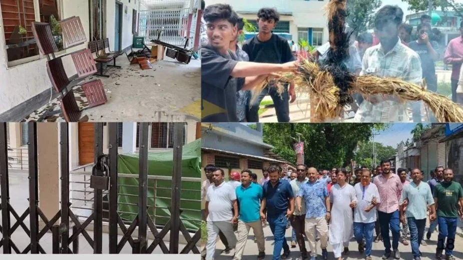 ‘নিয়োগ কম পাওয়ায়’ এখন পর্যন্ত ১৮ ইউএনও কার্যালয়ে হামলা-ভাঙচুর-বিক্ষোভ ছাত্রদল-বিএনপিপন্থীদের