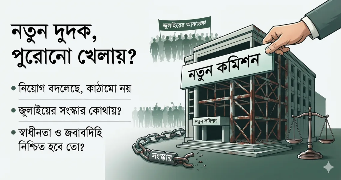 নতুন চেয়ারম্যান, নতুন কমিশনার; 'আকাঙ্ক্ষিত' নতুন দুদক কোথায়?