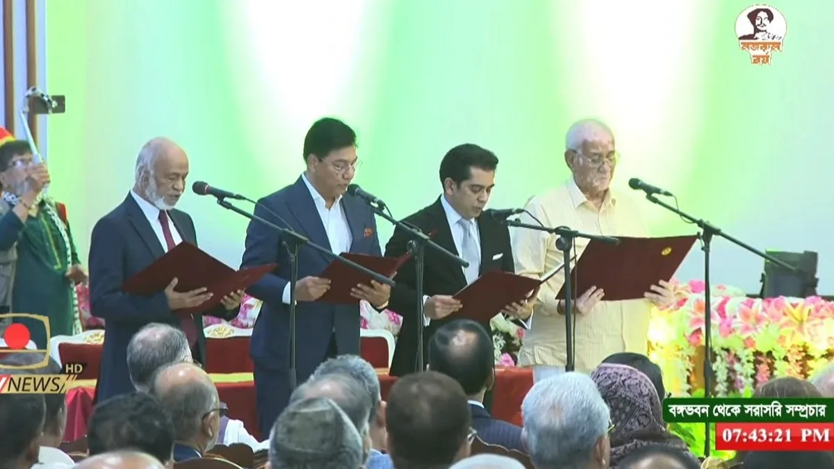 শপথ নিলেন ৪ মন্ত্রী ও দুই প্রতিমন্ত্রী