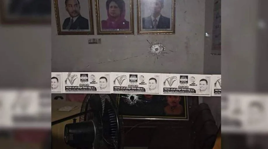গাজীপুরে কৃষক দল নেতার কার্যালয় লক্ষ্য করে গুলি