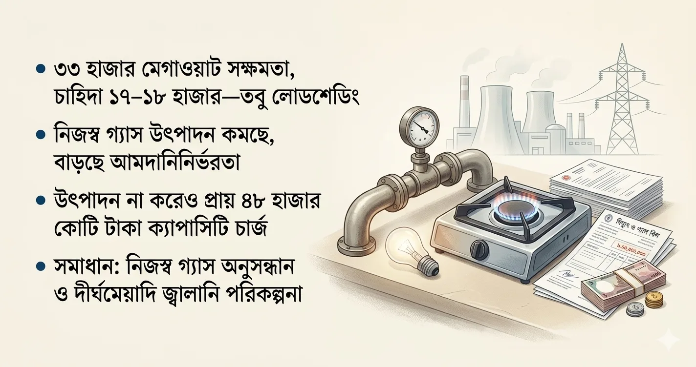 গ্যাস-বিদ্যুৎ সংকট: অজুহাতের ছয় মাস, সমাধান কোথায়?