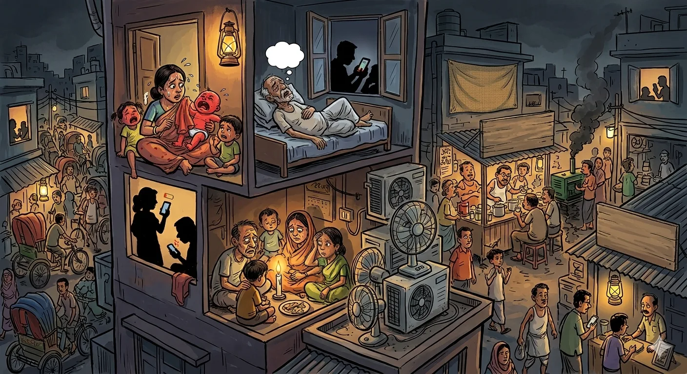গ্যাস নেই, বিদ্যুৎ নেই; বিল আছে ঠিকই!