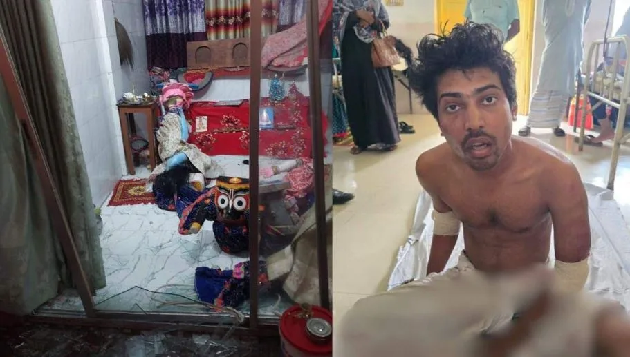 মন্দিরে প্রতিমা ভাংচুরের সময় হাতেনাতে পাবিপ্রবির সনাতনী শিক্ষার্থী আটক
